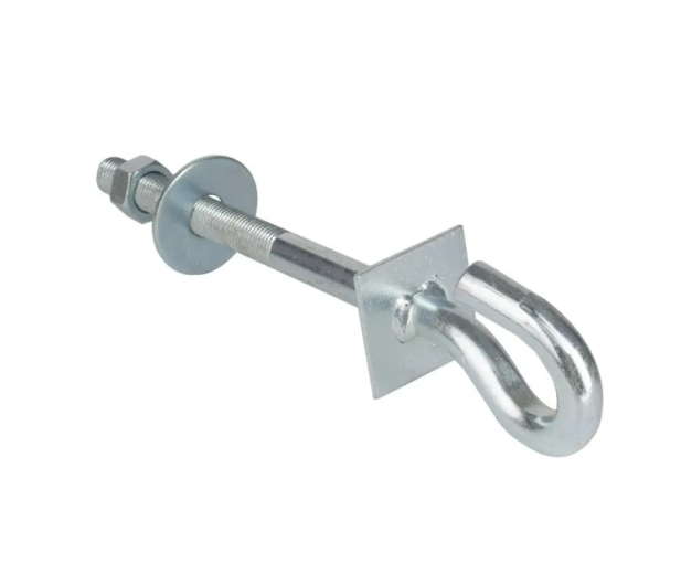ExtraLink Śruba hakowa do wieszania uchwytów odciągowych 12/200mm - 1544081 - zdjęcie